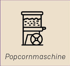 Popcornmaschine in der Wandelbar