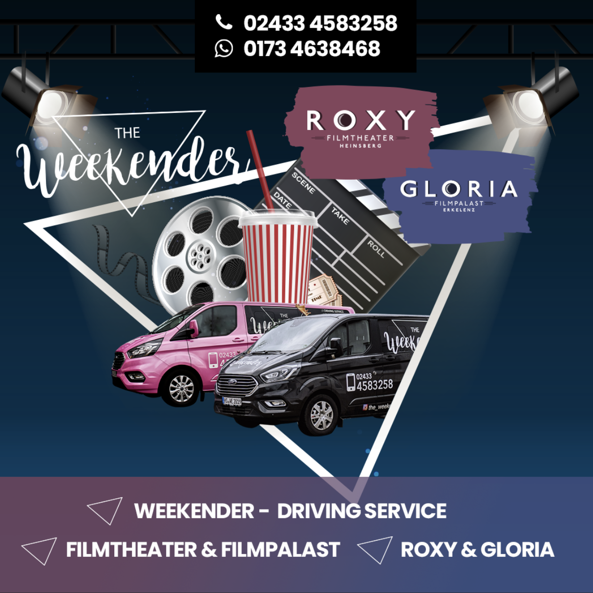 Partner Angebot mit Kino Roxy & Gloria - Driving Service