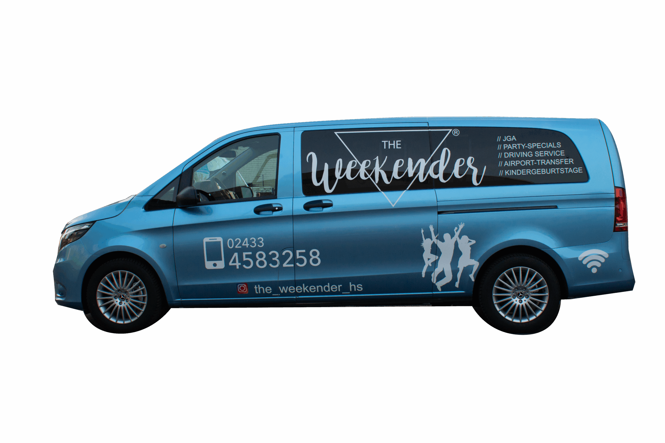 The Weekender Partybus Royal Blue in Heinsberg