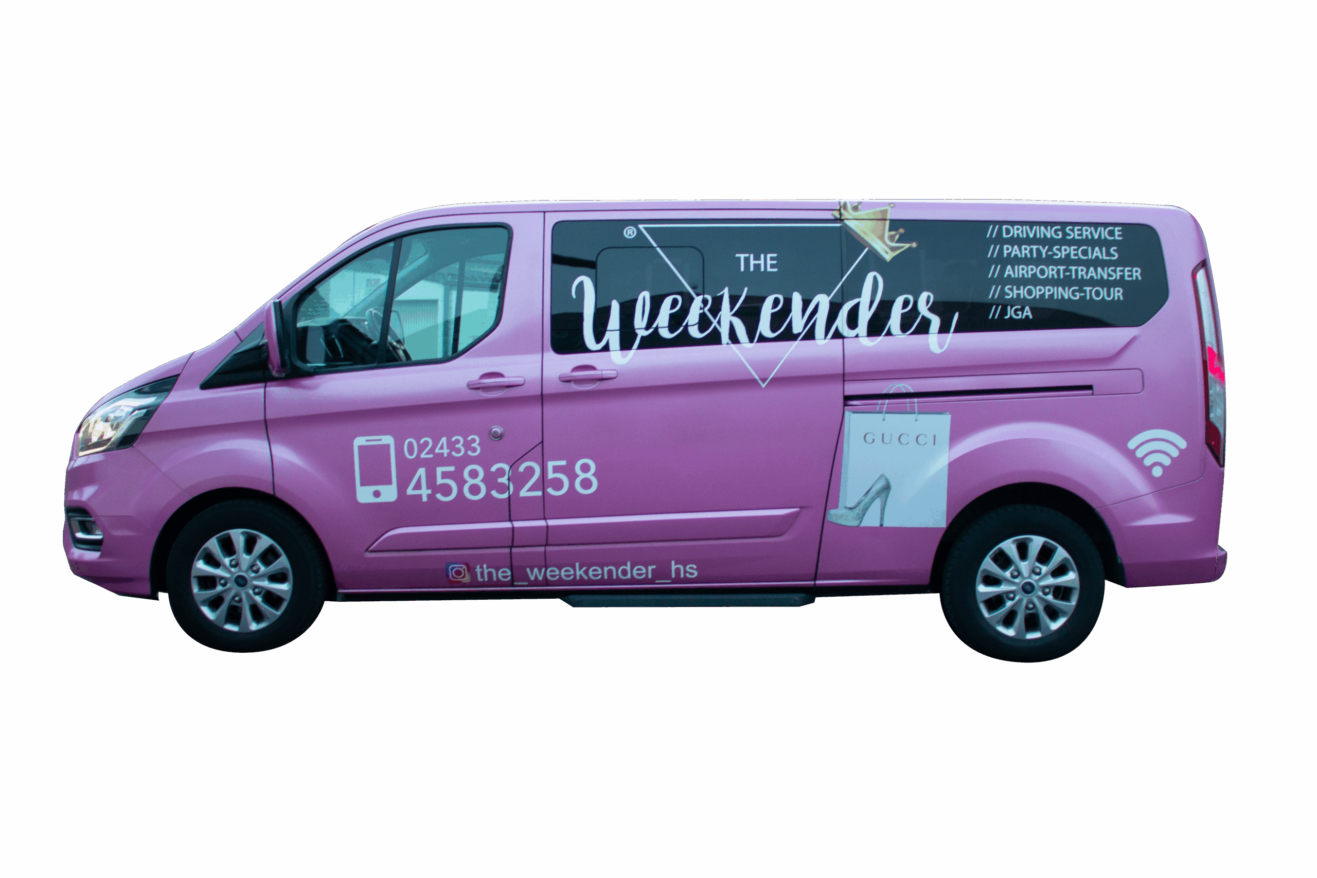 The Weekender Partybus Pink Lady in Heinsberg