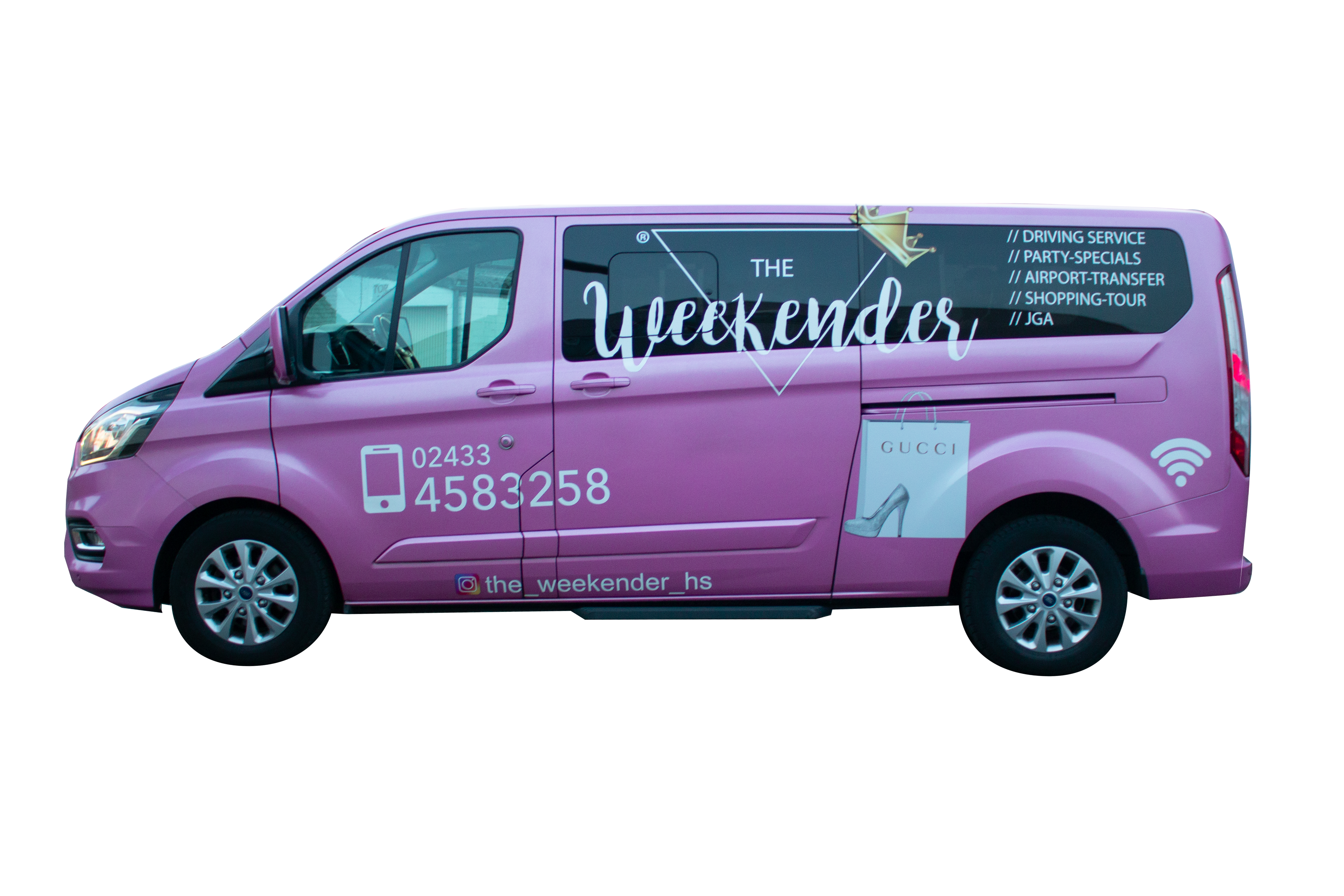 The Weekender Partybus Pink Lady in Heinsberg